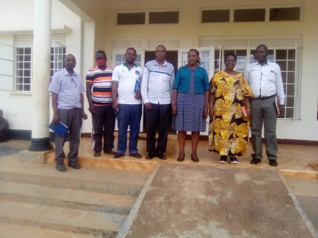 SPA Mutyabule poses for a photo with Luuka district leaders